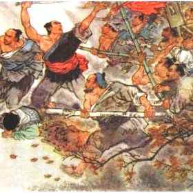 Liu Bang memimpin laskar menyerang
